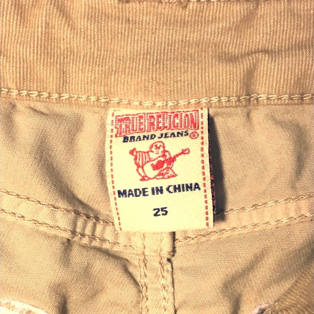 True Religion Tan Corduroys